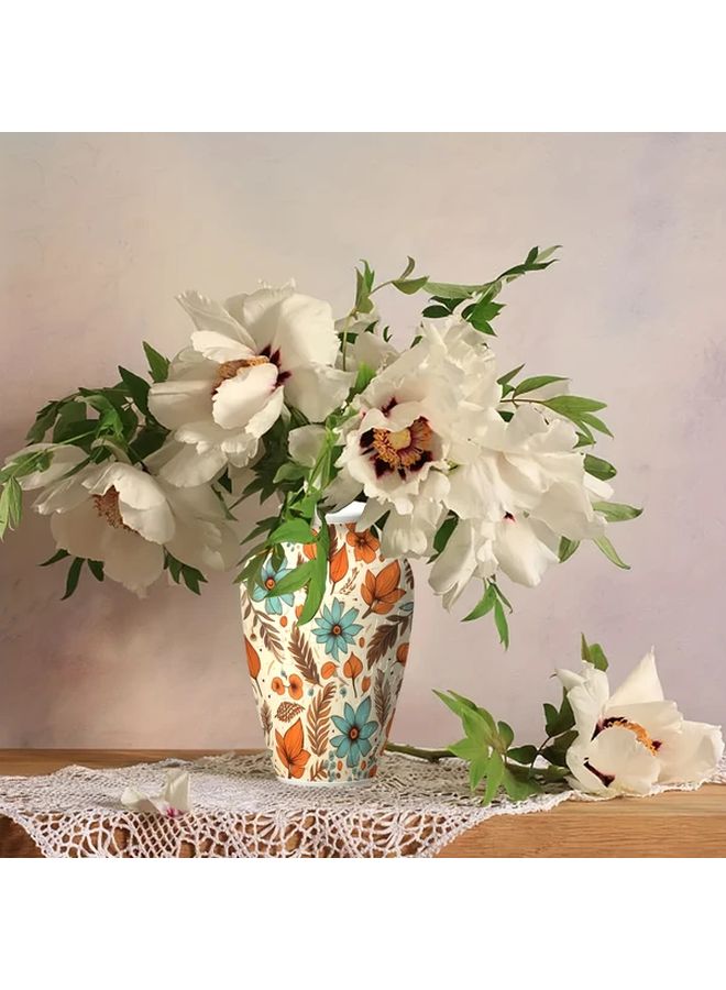 SH1690 Gorgeous Leaves 3D Puzzle Vase Unique Flower Vase For Home Office Decoration Birthday Holiday Gift - Image 4